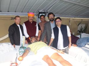 Blood donation camp & e-learning program of Yogapeace grandly launched.