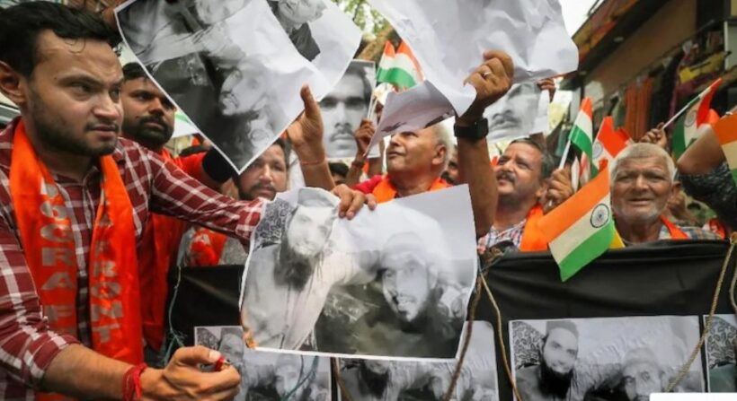Violent demonstration, stone pelting firing in Rajsamand