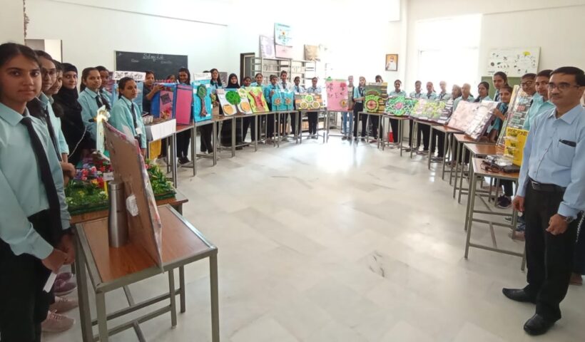 Development of students' abilities and scientific temper is essential Various models related to botany were made and exhibited