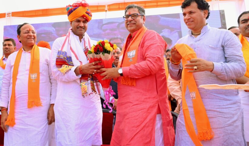 CP Joshi took over the command of BJP Rajasthan as president