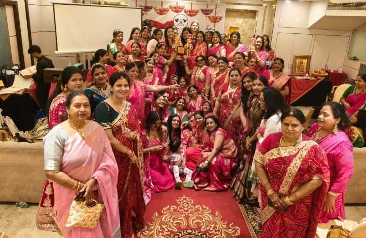 Rajasthan's Nakhrali Gangaur was organized by Vipra Sena State President Poonam Acharya.