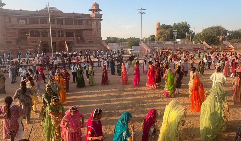 Ghoomar Festival on Wednesday Hundreds of women participants will dance together at Dr. Karni Singh Stadium