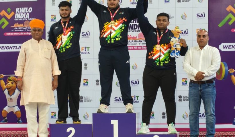 Khelo India University Games Bikaner's Keshav Bissa created history, MLA Shri Jethanand Vyas was the guest of honour at the closing ceremony.