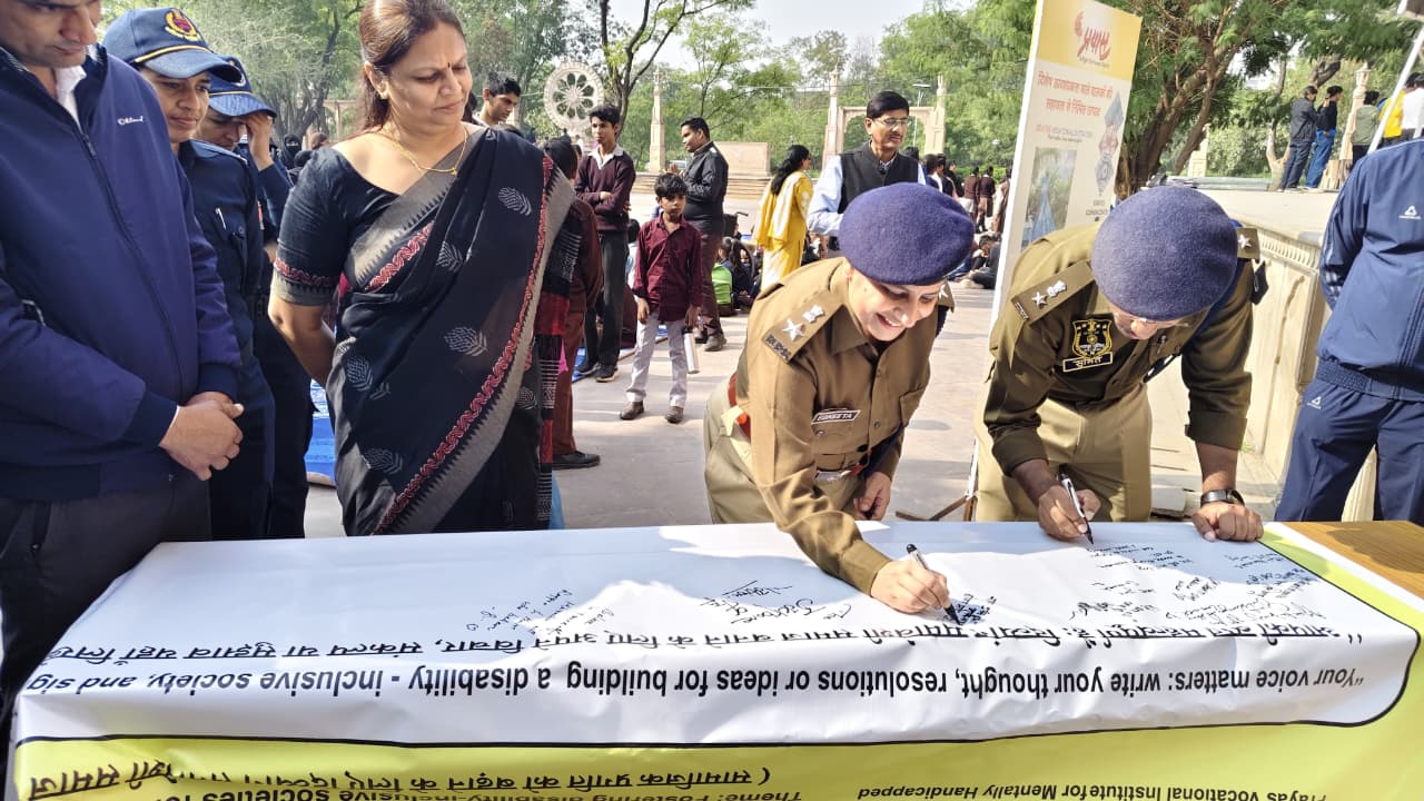 'Not disabled, but differently abled' Police teach self-defense lessons to differently-abled children