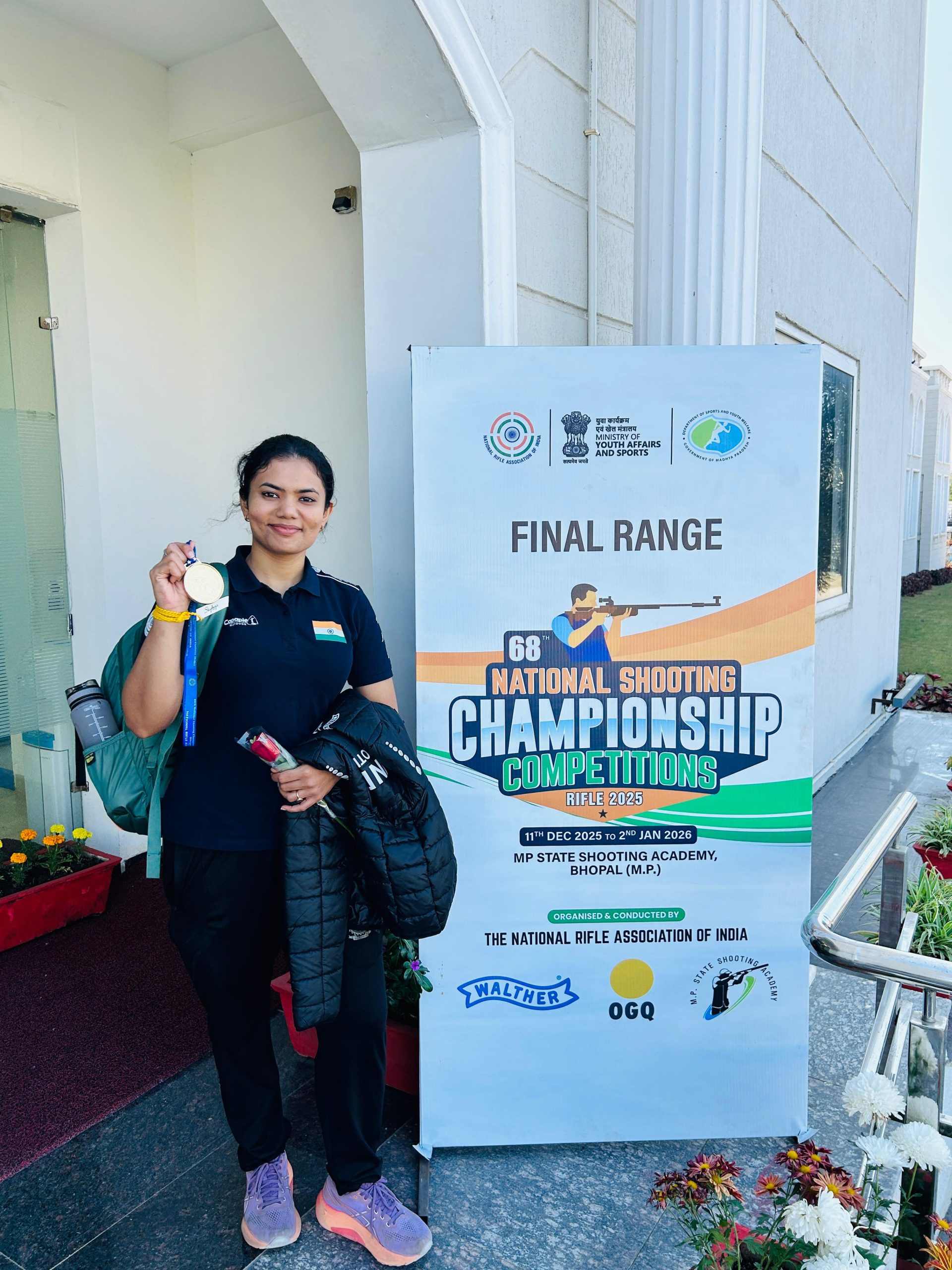 One more Gold medal for Manini Kaushik