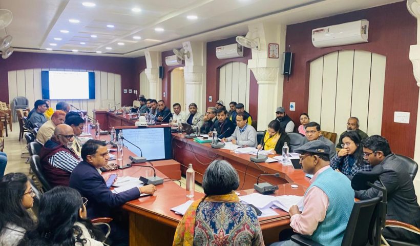 The officer in charge, Mr. Krishna Kunal, held a review meeting to assess the implementation of budget announcements and the progress of development works.