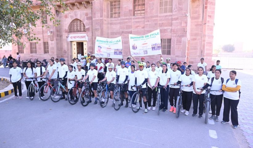 16th edition of 'Sunday on Cycle' organised on International Women's Day