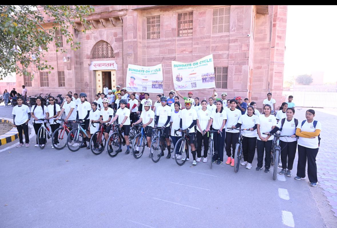 16th edition of 'Sunday on Cycle' organised on International Women's Day