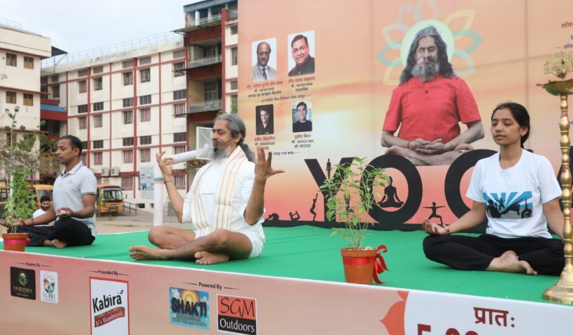Anandam Yoga Camp organized on the occasion of International Yoga Day