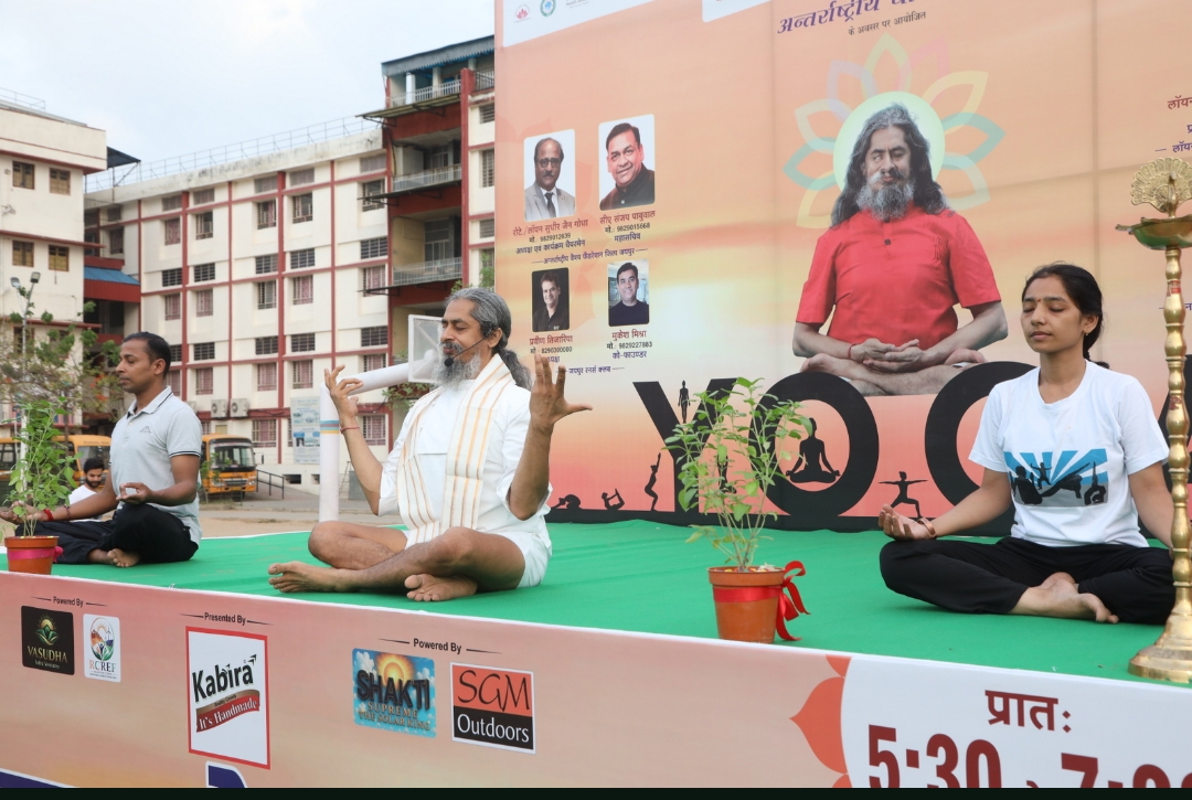 Anandam Yoga Camp organized on the occasion of International Yoga Day