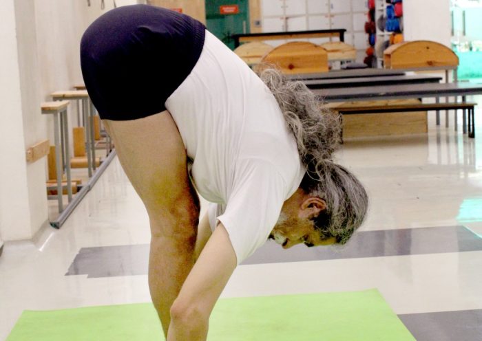 The Scientific Way to Bend Forward Uttanasana Yogacharya Dhakaram