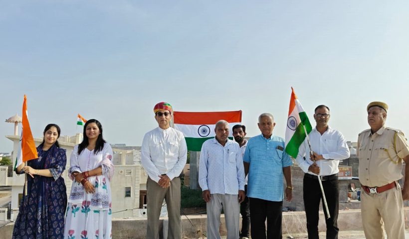 राजस्थानी भाषा अकादमी में स्वतंत्रता दिवस समारोह आयोजित